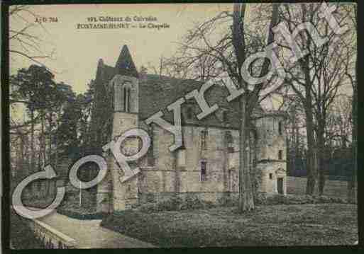 Ville de FONTAINEHENRY Carte postale ancienne