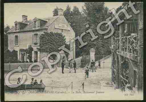 Ville de FONTAINEHENRY Carte postale ancienne