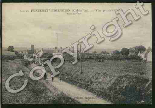 Ville de FONTENAYLEMARMION Carte postale ancienne