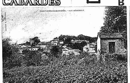 Ville de FONTIERSCABARDES Carte postale ancienne