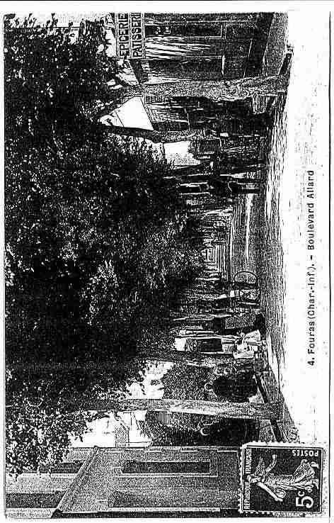 Ville de FOURAS Carte postale ancienne