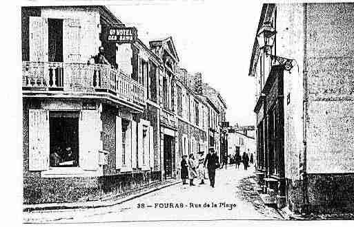 Ville de FOURAS Carte postale ancienne
