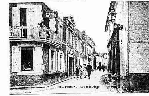 Ville de FOURAS Carte postale ancienne