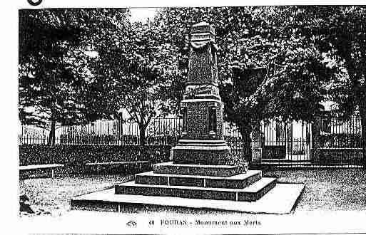 Ville de FOURAS Carte postale ancienne
