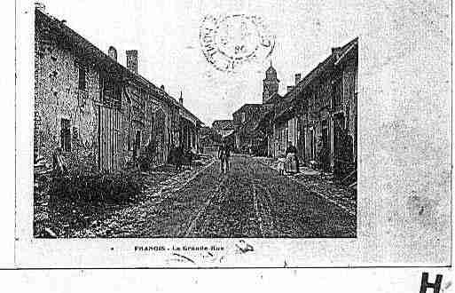 Ville de FRANOIS Carte postale ancienne Ville de FRANOIS Carte postale ancienne