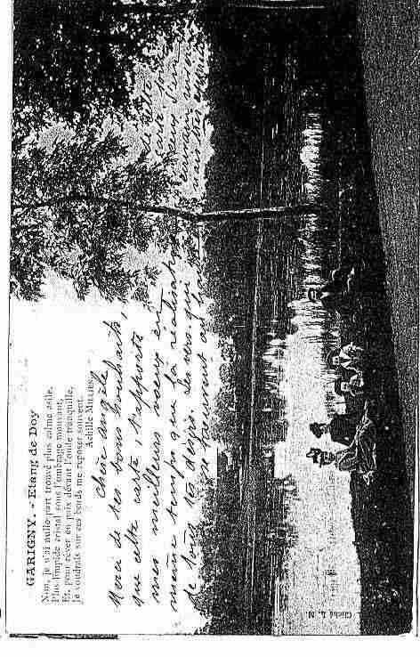 Ville de GARIGNY Carte postale ancienne Ville de GARIGNY Carte postale ancienne