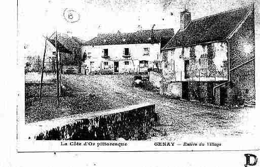 Ville de GENAY Carte postale ancienne