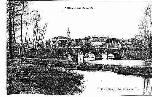 Ville de GENAY Carte postale ancienne