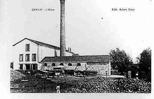 Ville de GENLIS Carte postale ancienne