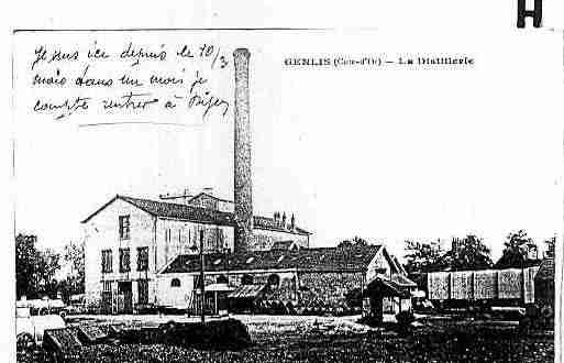 Ville de GENLIS Carte postale ancienne