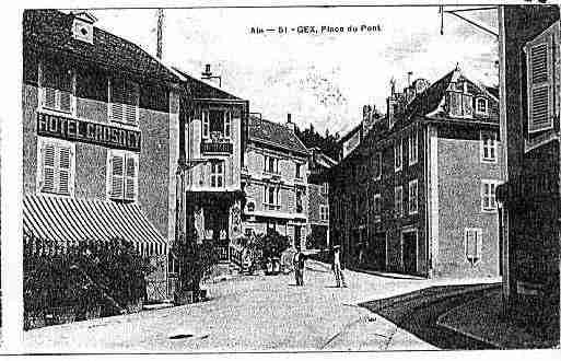 Ville de GEX Carte postale ancienne