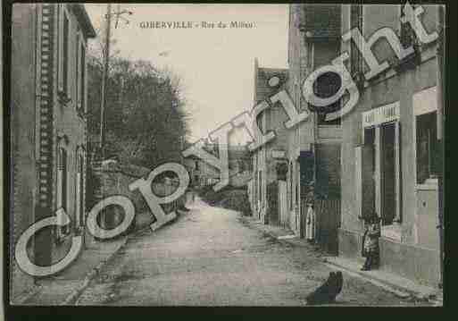 Ville de GIBERVILLE Carte postale ancienne