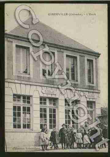 Ville de GIBERVILLE Carte postale ancienne