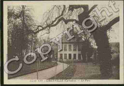 Ville de GIBERVILLE Carte postale ancienne