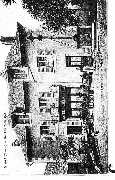 Ville de GIMELLESCASCADES Carte postale ancienne Ville de GIMELLESCASCADES Carte postale ancienne