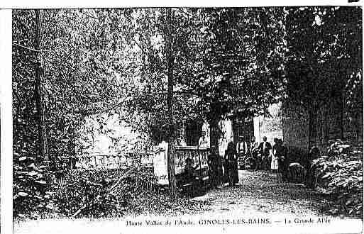 Ville de GINOLES Carte postale ancienne