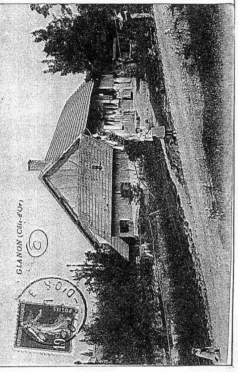 Ville de GLANON Carte postale ancienne