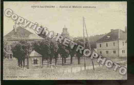 Ville de GOUXLESUSIERS Carte postale ancienne