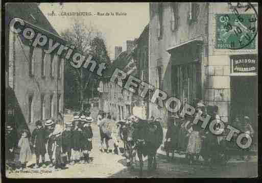 Ville de GRANDBOURG(LE) Carte postale ancienne