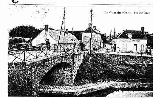 Ville de GUERCHESURL\'AUBOIS(LA) Carte postale ancienne