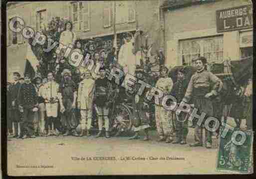 Ville de GUERCHESURL\'AUBOIS(LA) Carte postale ancienne