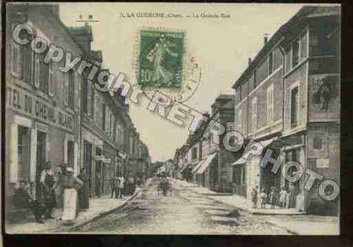 Ville de GUERCHESURL\'AUBOIS(LA) Carte postale ancienne