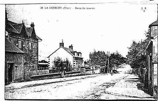 Ville de GUERCHESURL\'AUBOIS(LA) Carte postale ancienne