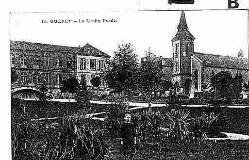 Ville de GUERET Carte postale ancienne