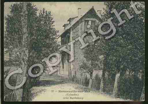 Ville de HERMANVILLESURMER Carte postale ancienne