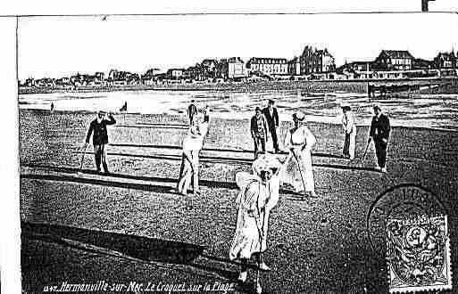 Ville de HERMANVILLESURMER Carte postale ancienne Ville de HERMANVILLESURMER Carte postale ancienne