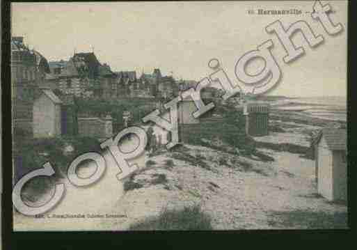 Ville de HERMANVILLESURMER Carte postale ancienne