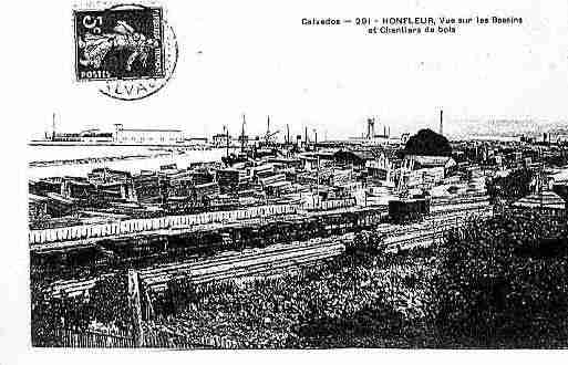 Ville de HONFLEUR Carte postale ancienne