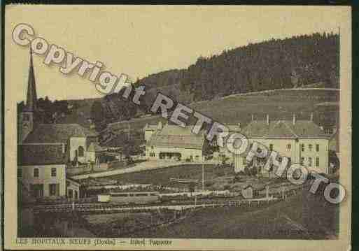 Ville de HOPITAUXNEUFS(LES) Carte postale ancienne