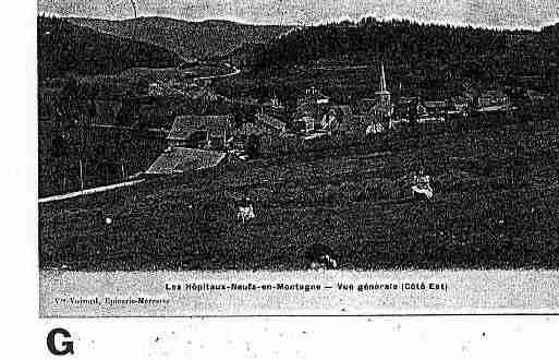 Ville de HOPITAUXNEUFS(LES) Carte postale ancienne