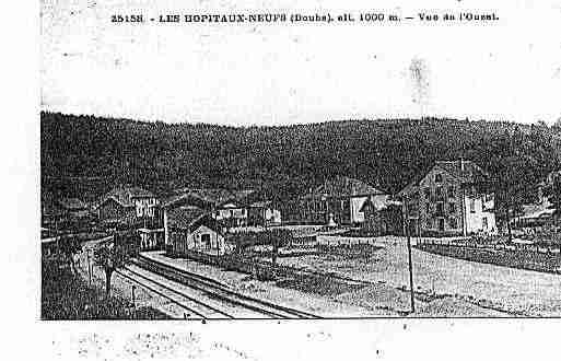 Ville de HOPITAUXNEUFS(LES) Carte postale ancienne