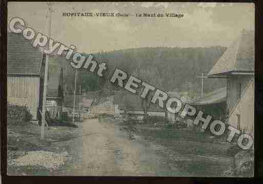 Ville de HOPITAUXVIEUX(LES) Carte postale ancienne