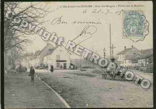 Ville de ISLESURLEDOUBS(L\') Carte postale ancienne