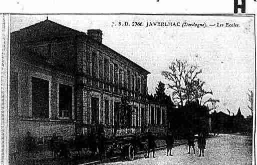 Ville de JAVERLHAC Carte postale ancienne