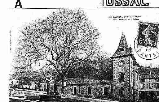 Ville de JUSSAC Carte postale ancienne