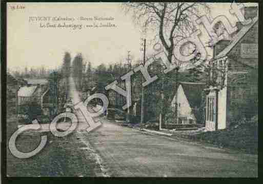 Ville de JUVIGNYSURSEULLES Carte postale ancienne