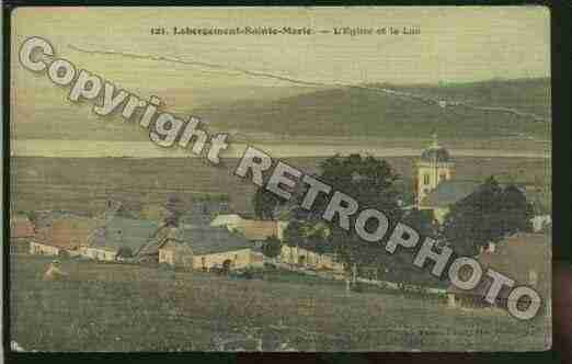 Ville de LABERGEMENTSAINTEMARIE Carte postale ancienne