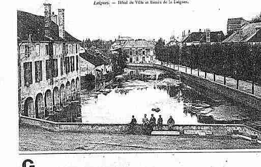 Ville de LAIGNES Carte postale ancienne