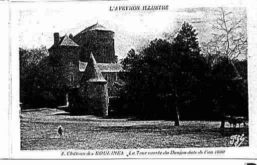 Ville de LAISSAC Carte postale ancienne