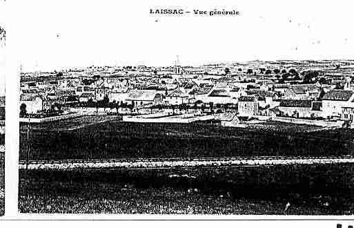 Ville de LAISSAC Carte postale ancienne