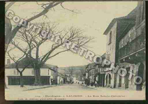 Ville de LALINDE Carte postale ancienne