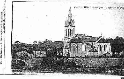 Ville de LALINDE Carte postale ancienne