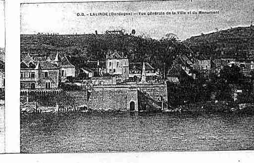 Ville de LALINDE Carte postale ancienne