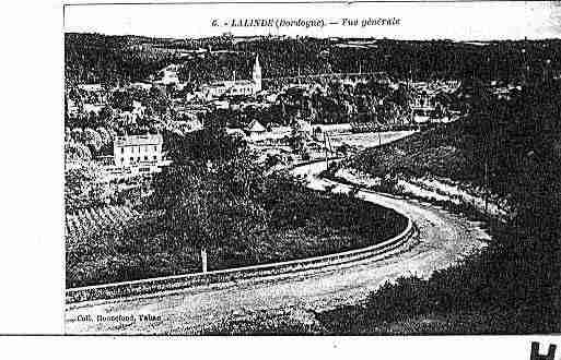 Ville de LALINDE Carte postale ancienne