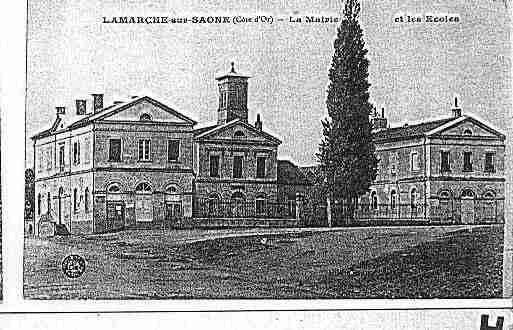 Ville de LAMARCHESURSAONE Carte postale ancienne