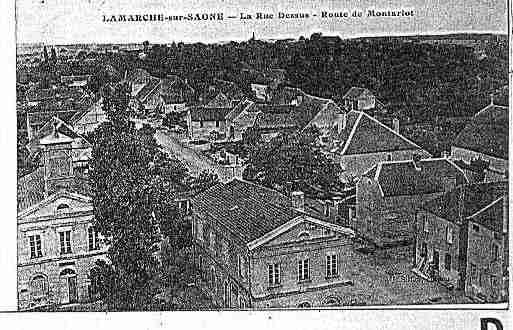 Ville de LAMARCHESURSAONE Carte postale ancienne